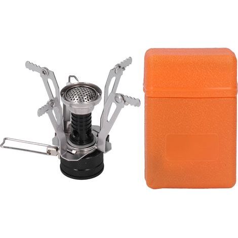 Réchaud de randonnée pliable léger, résistant aux hautes températures, réglable pour camping et randonnée (1/5)