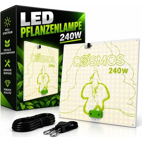 Cosmos 240 W LED lampe horticole – spectre complet Grow lampe (1/5)