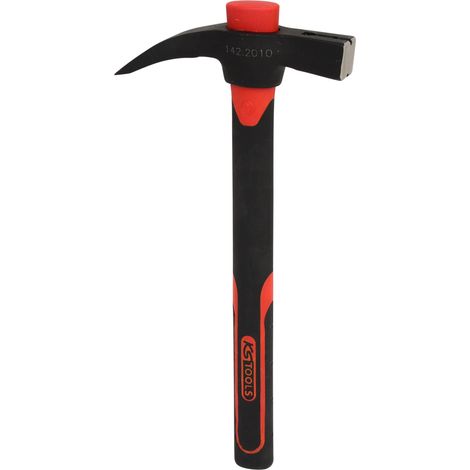 KS Tools Klauenhammer mit Fiberglasstiel, 700g - 142.2010 (1/2)