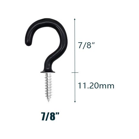Crochet À Vis - Crochet Métallique Pour Suspension De Tasse Clé Décoration - Pour Bois Intérieur Extérieur - Lot De 2