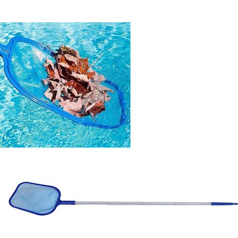 Outils de nettoyage de piscine : tête d’aspiration pour aspirateur de piscine, doseur de produits chimiques télescopique, brosse de nettoyage, épuisette à feuilles (1/5)