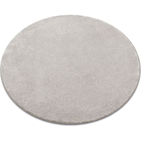 Teppich rund DISCRETION creme beige rund 150 cm