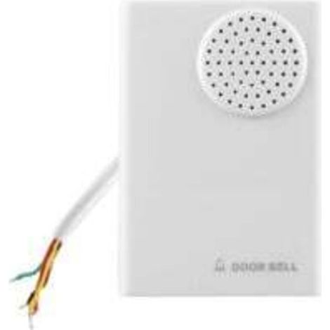 Sonnette filaire, alimentation 12 V, tonalité claire, contrôle d'accès pratique, matériau ABS, système de contrôle d'accès pour bureau, maison, villa (1/5)