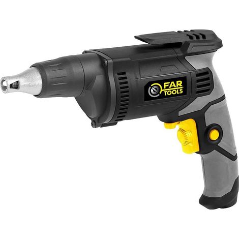 Visseuse à placoplâtre 450 W Vitesse de rotation 0-3000 tr/min Noir (1/4)