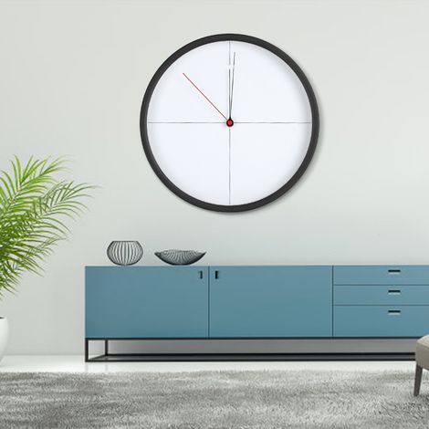 GEEKCOOK Dekorative, schlichte, moderne Wanduhren für Büro, Wohnzimmer, Schlafzimmer (1/5)