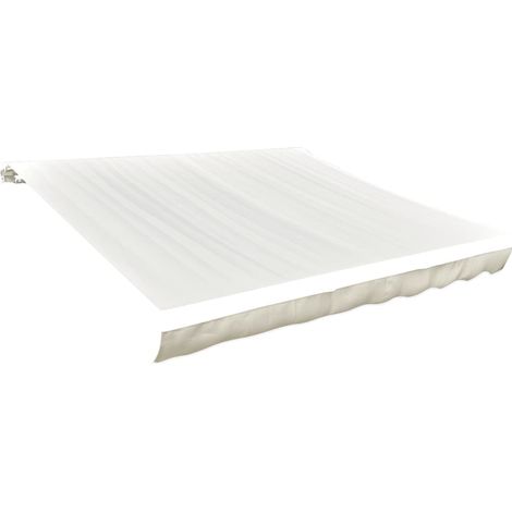 vidaXL Tessuto di Ricambio per Tenda da Sole Crema 5x3 m Poliestere (1/5)