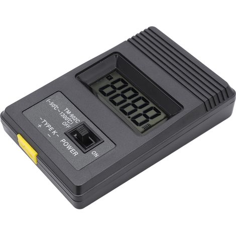 Thermomètre numérique K avec sonde, écran LCD et plage -50 à 500℃ pour mesures précises (1/5)