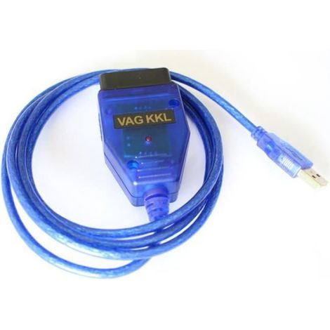 Cable Diagnostic Vag-Com - Interface Usb Obd2 16 Broches - Pour Volkswagen Et Audi - 1 Unite (1/4)