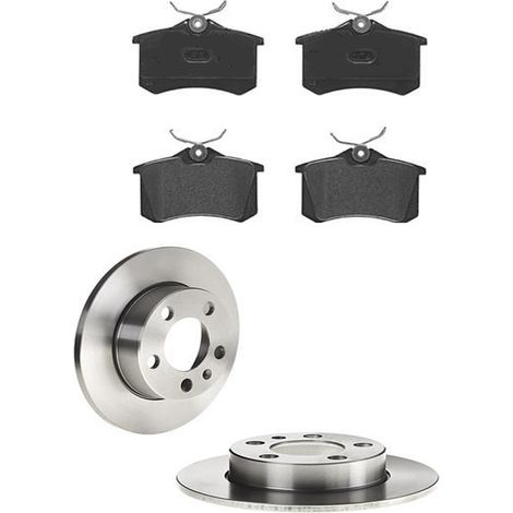 KIT FRENI POSTERIORI compatibile con SEAT LEON (1M1) - DISCHI + PASTIGLIE OEM: P 85 020 / 16883 /SOSTITUZIONE DIRETTA/BASSA POLVERE/SILENZIOSO (1/5)