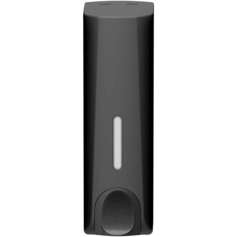 Wall-Mounted Soap Dispensers for Shower Gel, Shampoo, Conditioner - Matte Black (1/4)