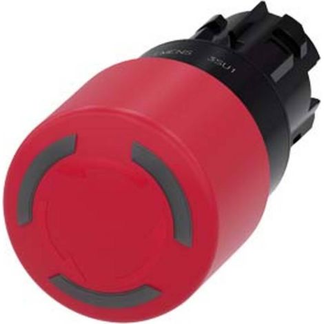 Siemens 3SU1001-1GB20-0AA0 Pulsante di arresto di emergenza a fungo IP66, IP67, IP69/IP69K 1 pz. (1/4)