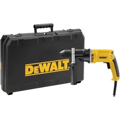 Trapano a percussione Dewalt 950W DWD522KS con mandrino autoserrante da 13 mm a 2 velocità e valigetta. (1/3)