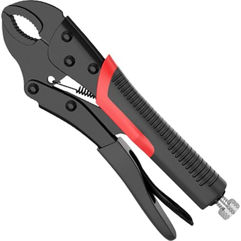 Clé à poignée de - Outil serrage mâchoire courbée, pinces réparation professionnelles, outil fixation vélo, matériel d'atelier Maintenance (1/5)