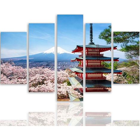 Tableau le japon paysage 7 - 150 x 100 cm (1/5)