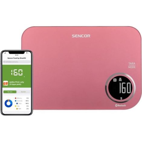 Sencor SKS 7074RD báscula de cocina rosa precisa 5 kg (1/5)