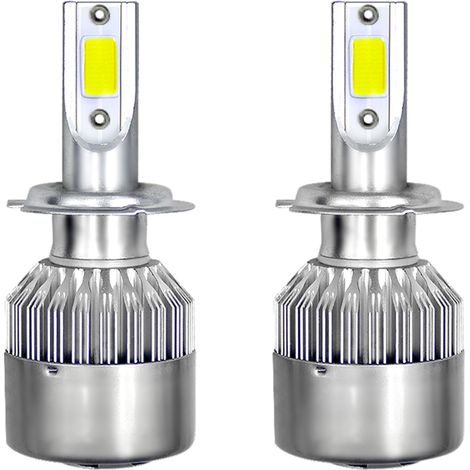 2 bombillas LED para faros delanteros de coche, kit de conversión todo en uno para luces de conducción LED H7 36W 6000LM (1/2)
