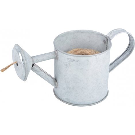 Esschert Design – Corde de jute dans un dévidoir en forme d'arrosoir – Acier galvanisé et jute, 30 m