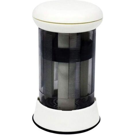 royaluxe-Râpe à Fromage Rotative en Acier Inoxydable Moulin à Râpe Fromage Disque de Coupe avec 2 Lame Tranchante Interchangeables Amovible pour le Nettoyage Râpe Fine et Copeaux pour Fromage (1/4)