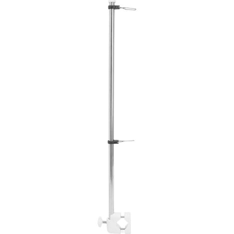 Potence de pavillon marin 21 pouces acier inoxydable fixation sur rampe 22,2mm à 25,4mm pour yacht voilier caravane (1/5)