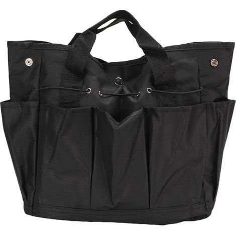 Toivize-Sac à Outils de Jardin - Oxford Noir Imperméable - Grande Capacité Multi-Poches pour Rangement et Transport des Accessoires de Jardinage (1/5)