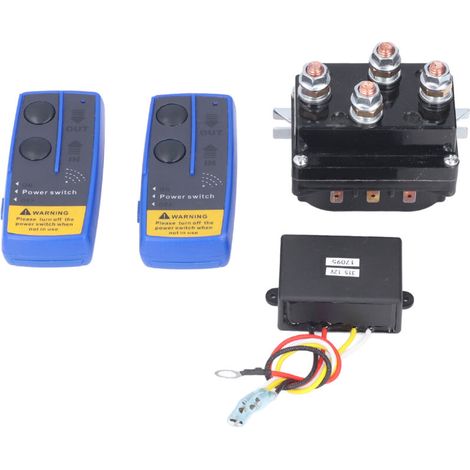 500a 12v Tenue du solénoïde du solénoïde Contacteur Kit de commande pour 8000 lb-12000lb de camion de camion VUT ATV (1/5)