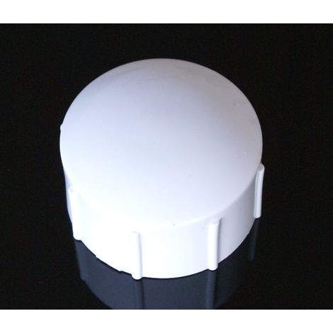 Bouchon en ABS blanc 1"1/2 (l'unité)