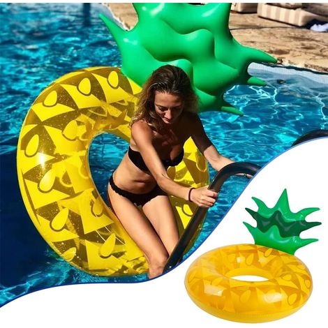 Bouée Piscine, Flotteur Gonflable Piscine, Grand Gonflable Jouets Flotteur de Plage Ocean, Fauteuil Piscine de Natation pour Adultes Enfants, Matelas Pneumatique Piscine (1/5)