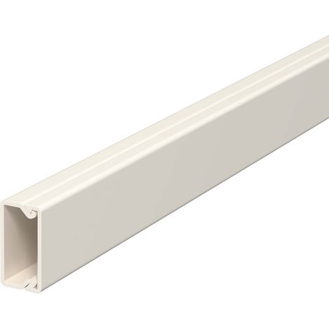 OBO Bettermann Vertr Wand+Deckenkanal m.Obert. 10x20mm,PVC WDK10020CW 2 Stk (1/2)