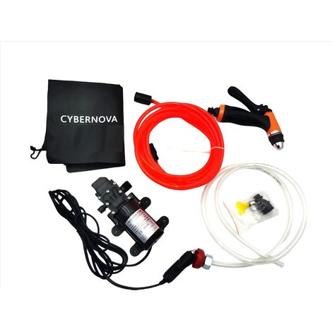 Pression Intelligente Kit Lave-Auto électrique Auto-amorçant/Start-Stop AUTOMATIQUEMENTpour la Maison, Le vélo, Les Animaux de Compagnie, Les vitres, l'arrosage et Le Camping. (3308-C) (1/5)