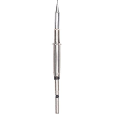 Pointe de fer à souder de rechange en acier inoxydable, mini-métal intégrée pour C115, accessoires et pièces détachées S20, pointe droite. (1/5)