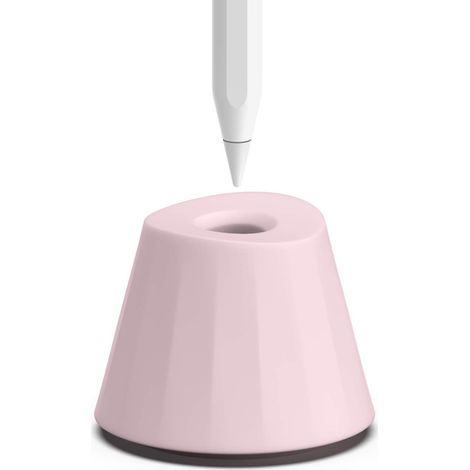Support vertical compatible avec l'Apple Pencil avec ou sans étui ou grip (rose) (1/3)