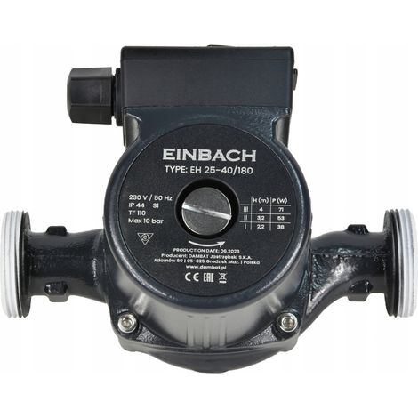 Pompa di circolazione EINBACH EH 25-40/180 230V