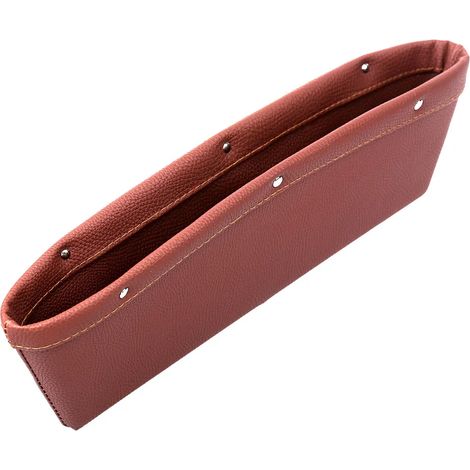 (café) Boîte de rangement et de remplissage pour espace entre les sièges de voiture pour AUDI A1 A3 A4 A5 A6 A7 A8 TT 80 Q3 Q5 Q7 A4L A6L B5 B6 B7 C5 C6 C7 Accessoires (1/5)