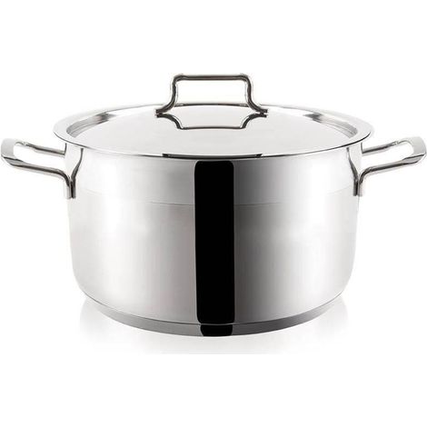 Pentola in acciaio Anett con coperchio, 30 cm, 8,5 l (1/3)