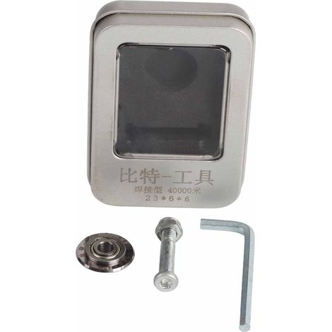 Roue coupe-verre rouleau 23 mm alliage acier pour découpe vitre carrelage bricolage DIY avec clé hex vis écrou (1/5)