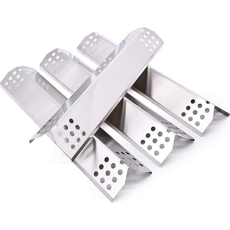 37CM Diffuseur Chaleur pour Char-Broil,Taino 4 Pro 4+1 Pro,Enders,Napoleon Lex 485,Broilmaster,ProfiCook,Sunbeam,Landmann,Campingaz,Acier Inoxydable Chauffante Barbecue à Gaz Pièce de Rechange (1/5)