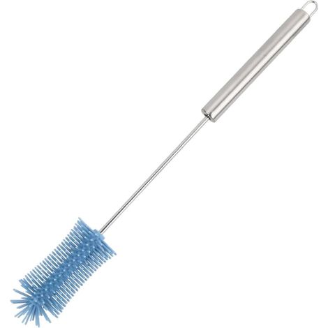 Brosse à biberon en silicone, brosse à biberon, brosse de nettoyage à long manche, brosse de nettoyage pour tasses, bouteilles et (1/5)