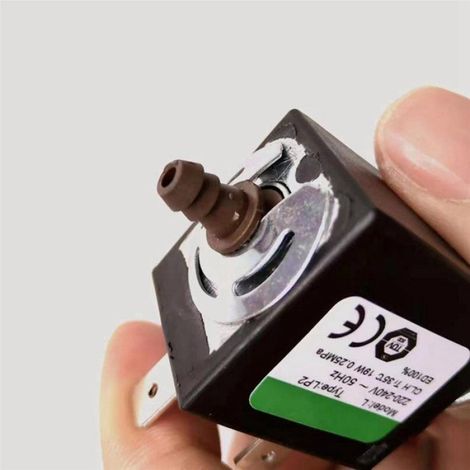 2X Nouvelle Pompe Électromagnétique 220 V 19 W pour Balai Vapeur et Fer à Vapeur, Remplacement de la Pompe à Eau Auto-Amorçante (1/5)