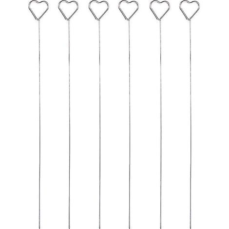 6 porte-étiquettes à fleurs