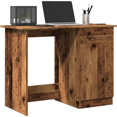 Schreibtisch Altholz-Optik 100x50x76 cm Holzwerkstoff