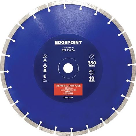 EdgePoint GP10350 General-Purpose Diamond Blade 350mm EDGDBGP10350 (1/2)