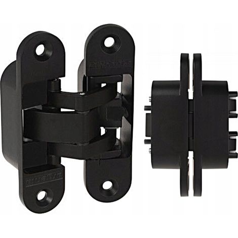 Charnière invisible Medium ARGENTA - ARLU - Noir mat (1/2)