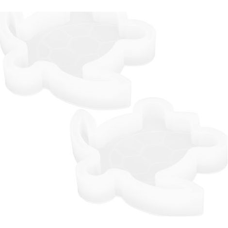 2er-Set Silikon-Schildkrötenformen, maritimes Design, ideal zum Basteln von Schmuck, zur Aufbewahrung von Accessoires und als Bürodekoration (1/5)