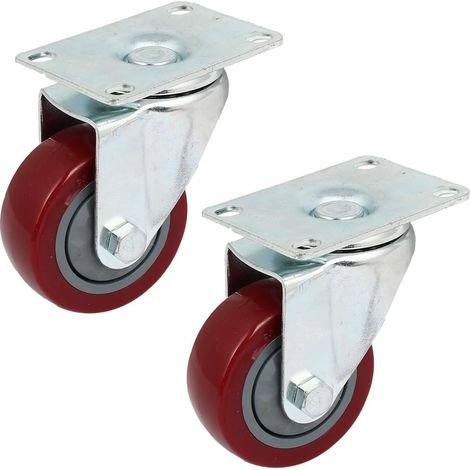 3-Zoll-Dia-Einzel-PVC-Rad-Rechteck-geformte obere Platte-Rollen-Rollen 2pcs (7c0fefa314af9bed001d11a (1/3)