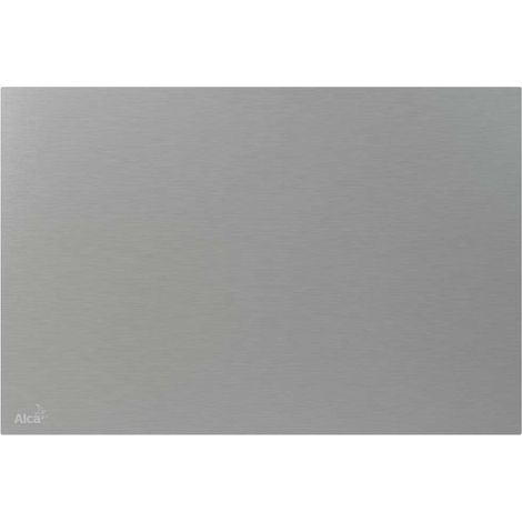 Alca Accesorios - Placa de cubierta para sistemas de instalación de mamparas, alunox mate P120 (1/2)