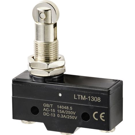 TRU COMPONENTS TC-9201360 Mikroschalter 250 V/AC 15 A 1 x Ein/(Ein) tastend 1 St.