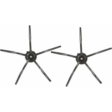 Pour Roborock S7, T7S/PLUS, accessoires de robot de balayage (4 brosses latérales triangulaires noires) (1/4)