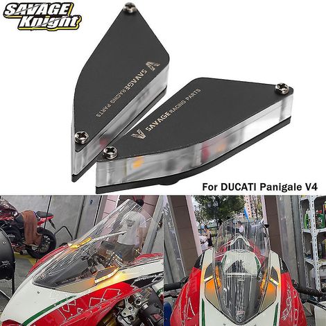 Clignotants invisibles à LED pour Ducati Panigale V4 V2 2018-2022 - Accessoires moto - Support de rétroviseurs (1/5)