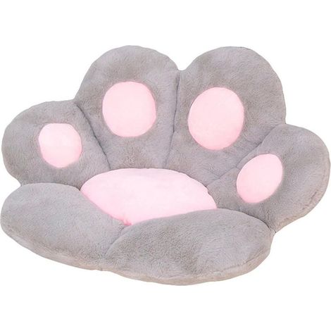 1 pièce - Coussin de siège pour fauteuil - Coussin de chaise de bureau à griffes - Soulagement des maux de dos - Gris - Pour fauteuils (1/5)
