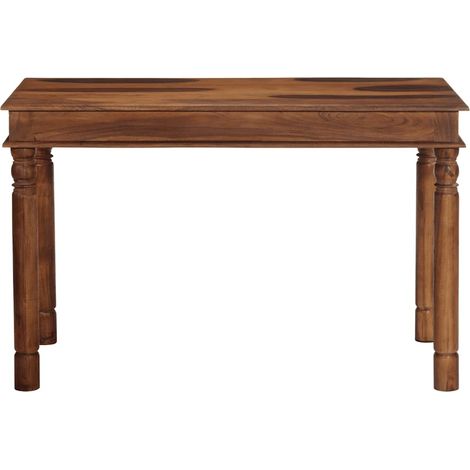 Table à manger Table à dîne 120x60x77 cm bois massif d'acacia (1/5)